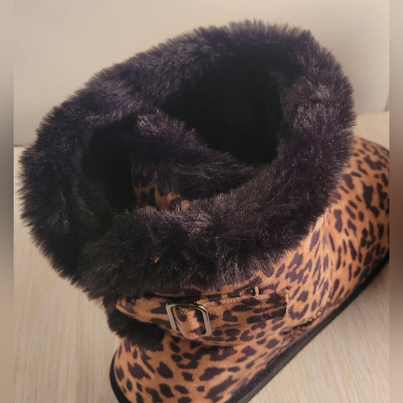Torrid ankle booties cheetah print size 11ww - Picture 5 of 12